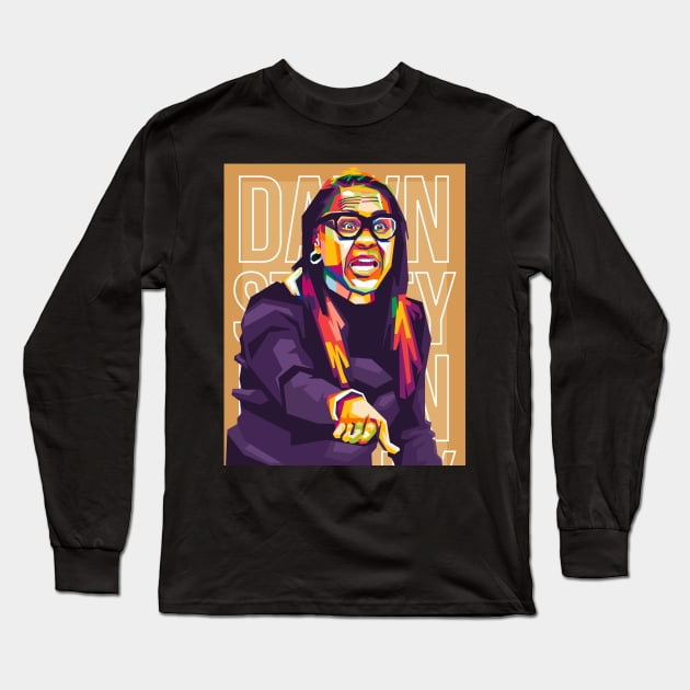 dawn staley Long Sleeve T-Shirt by cool pop art house